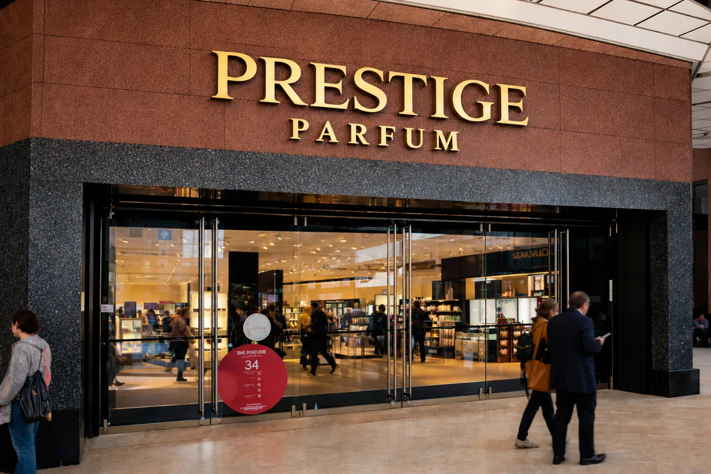 Fachada de la tienda Prestige Parfum